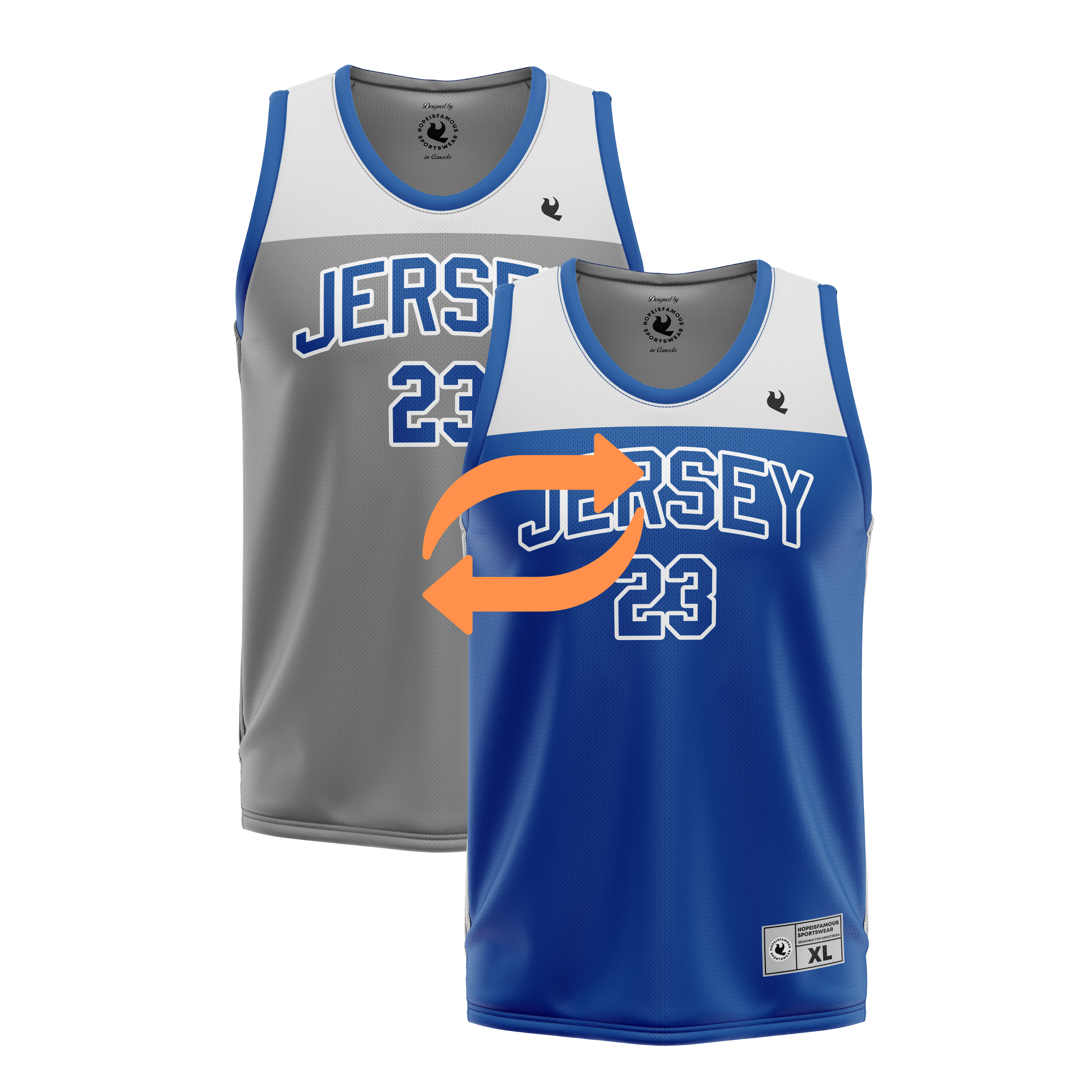 HIF Custom Reversible Basketball Jersey